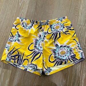 Patagonia Baggies Women’s Yellow Floral Shorts
